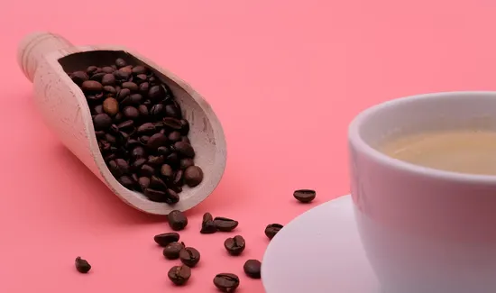 The caffeine in coffee