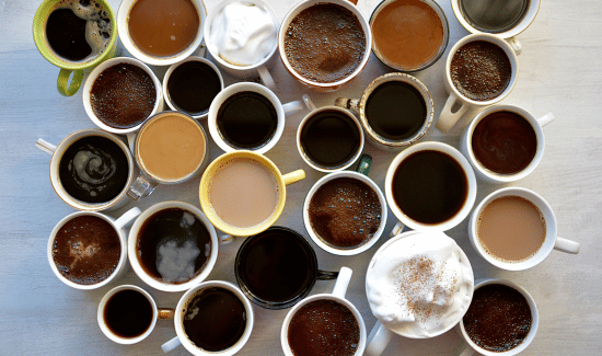 different types of decaf coffee
