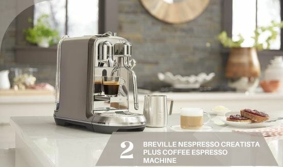 Breville Nespresso Creatista Plus Coffee Espresso Machine