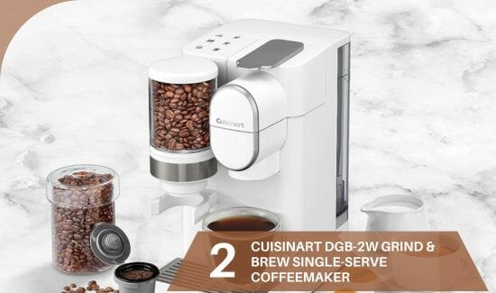 Cuisinart DGB-2W Grind & Brew Single-Serve Coffeemaker