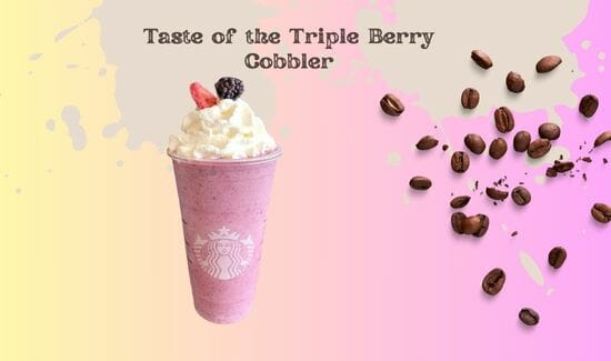 Taste of the Triple Berry Cobbler