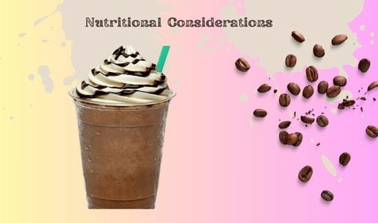 nutritions of Wing Nut Frappuccino