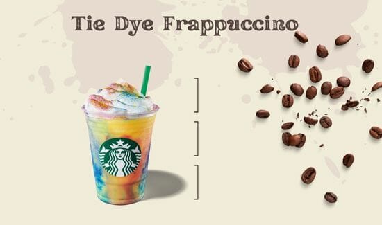 Starbucks Secret Menu: Tie Dye Frappuccino