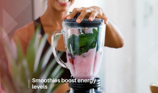 Smoothies boost energy levels
