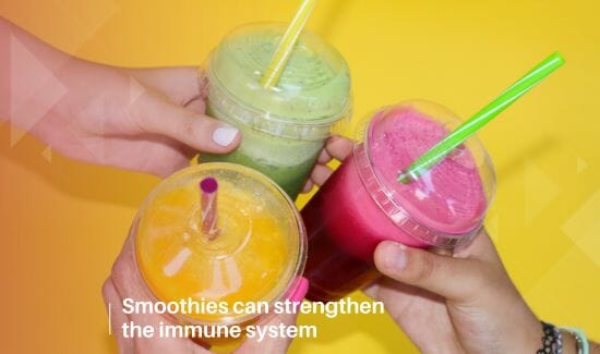 Smoothies can strengthen the immune system
